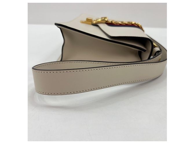 Borsa a tracolla Gucci Sylvie Small Bianco - vista 11