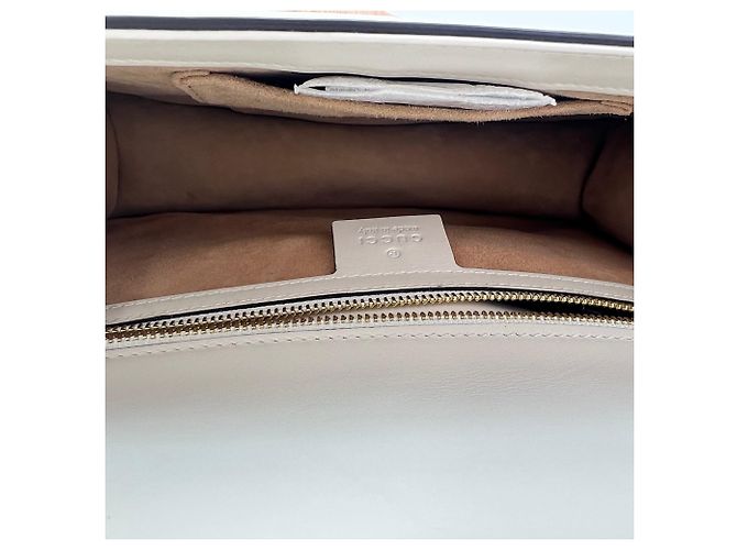 Borsa a tracolla Gucci Sylvie Small Bianco - vista 13