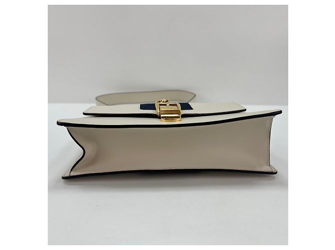 Borsa a tracolla Gucci Sylvie Small Bianco - vista 7
