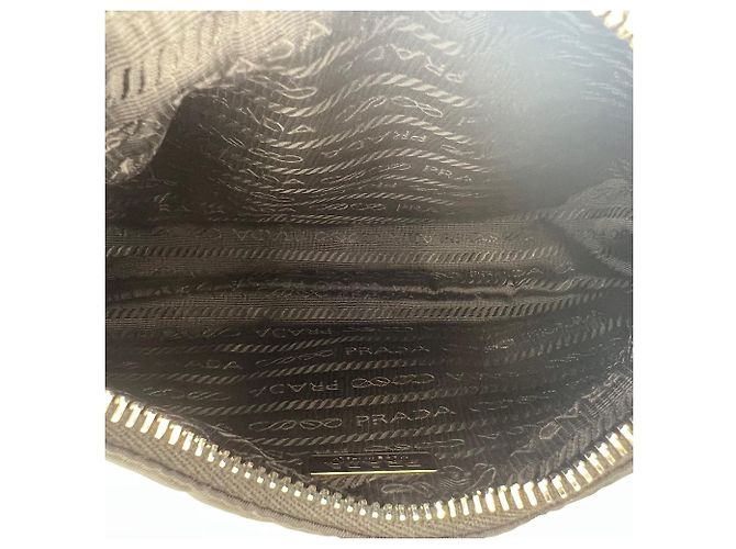 Borsa Prada 2005 Re-Nylon con paillettes Nero - vista 11