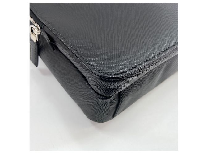 Borsa a tracolla Prada PRADA Brick in nero - vista 5