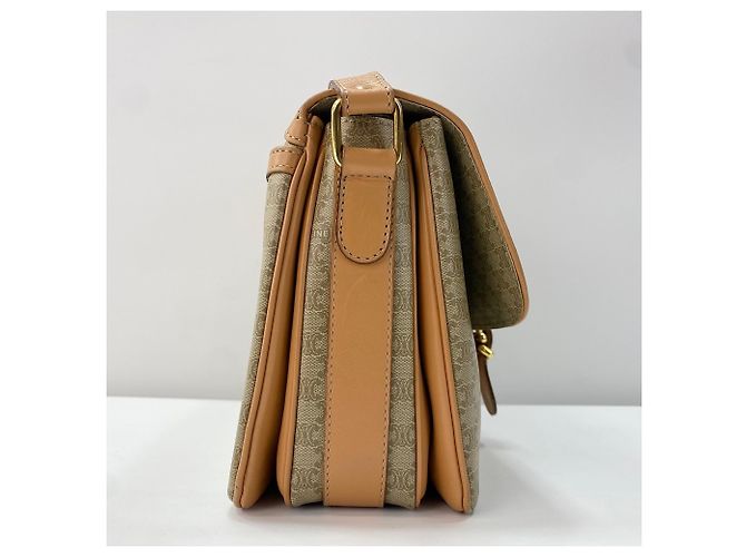 Céline Celine Macadam Schultertasche Beige - Ansicht 3