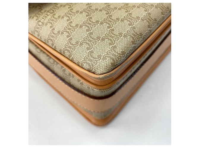 Céline Celine Macadam Schultertasche Beige - Ansicht 5