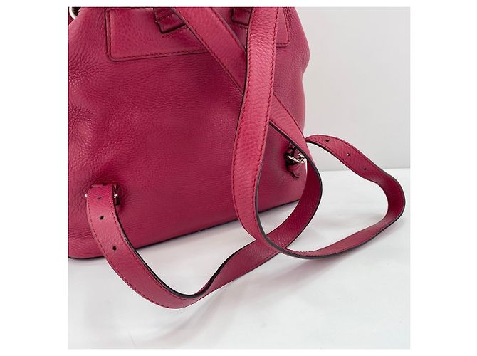 Zaino Gucci rosa con nappe - vista 11