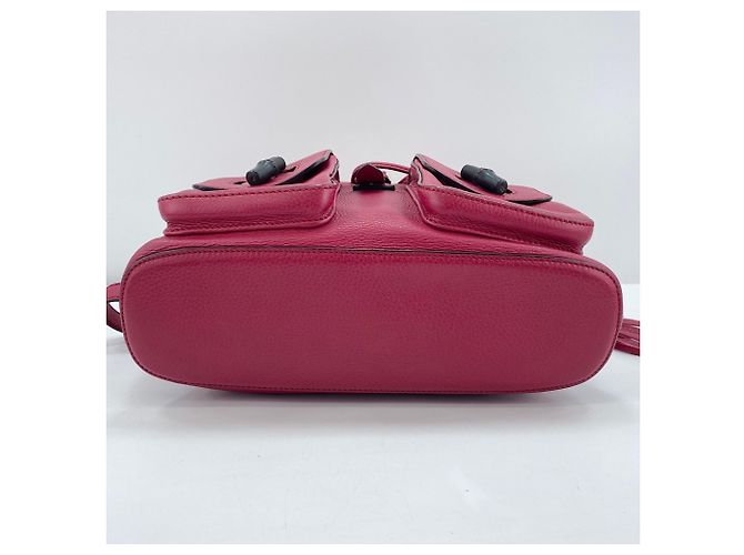 Zaino Gucci rosa con nappe - vista 7
