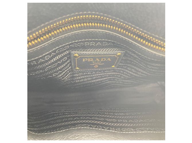 Borsa a mano/Borsa a tracolla Prada Vitello Phoenix Black Nero - vista 10