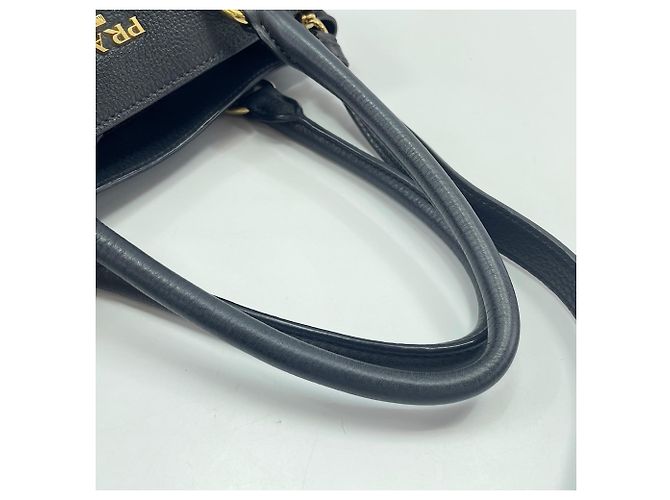 Borsa a mano/Borsa a tracolla Prada Vitello Phoenix Black Nero - vista 8
