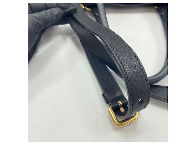 Borsa a mano/Borsa a tracolla Prada Vitello Phoenix Black Nero - vista 9