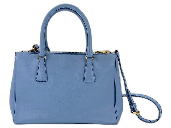 Borsa a spalla/mano Prada Galleria in blu - vista 2