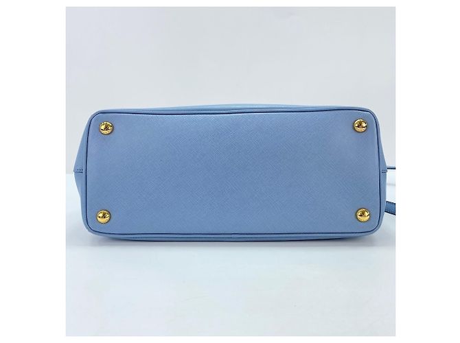 Borsa a spalla/mano Prada Galleria in blu - vista 5