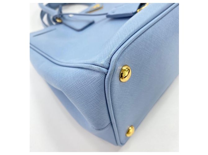 Borsa a spalla/mano Prada Galleria in blu - vista 7
