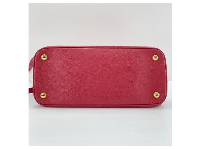 Borsa a tracolla Prada Galleria in rosso - vista 6