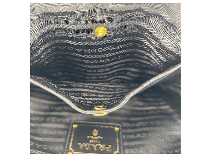 Borsa a Clutch Prada Nera Nero - vista 11