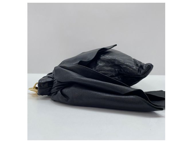 Borsa a Clutch Prada Nera Nero - vista 5