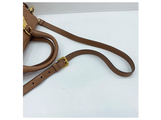 Borsa Boston Prada Marrone - vista 12