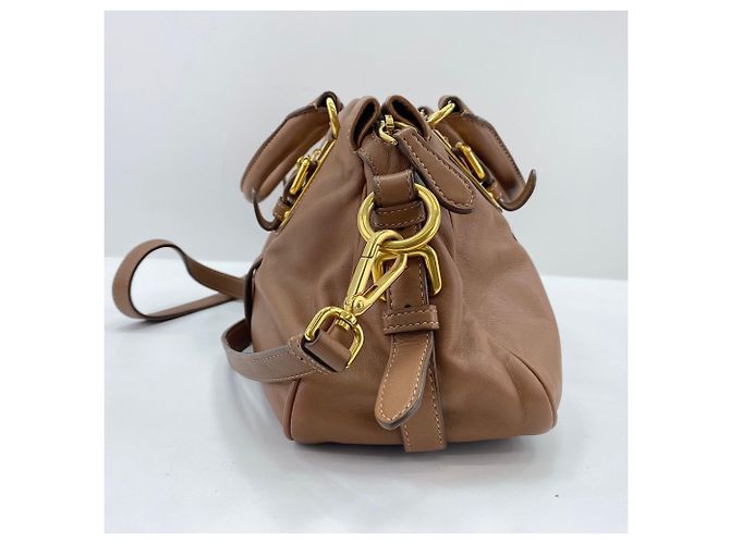 Borsa Boston Prada Marrone - vista 6