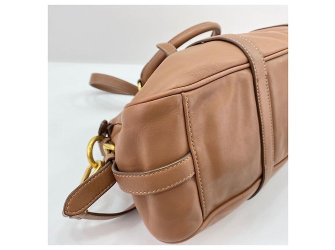 Borsa Boston Prada Marrone - vista 8
