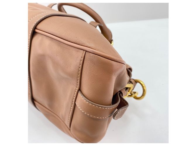 Borsa Boston Prada Marrone - vista 9