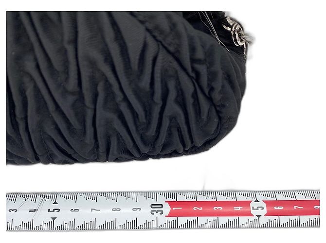 Borsa a tracolla Prada VOLPE SERA in nero - vista 3