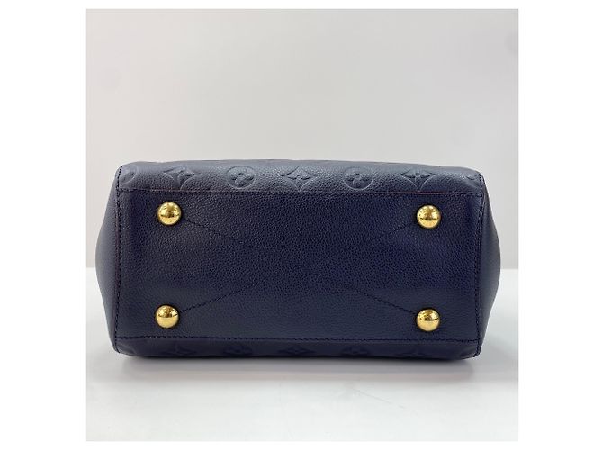 Louis Vuitton Montaigne BB Handbag Navy blue - view 4