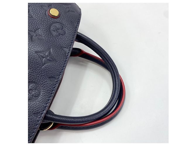 Louis Vuitton Montaigne BB Handbag Navy blue - view 7