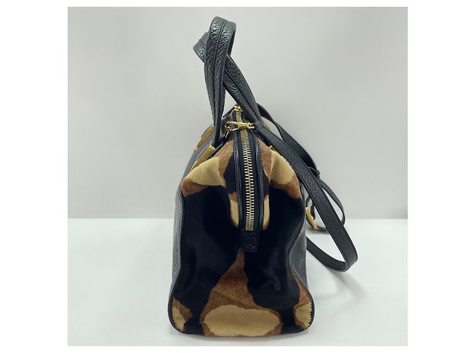 Fendi Chameleon Schultertasche/Handtasche Schwarz - Ansicht 3