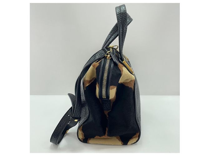 Fendi Chameleon Schultertasche/Handtasche Schwarz - Ansicht 4