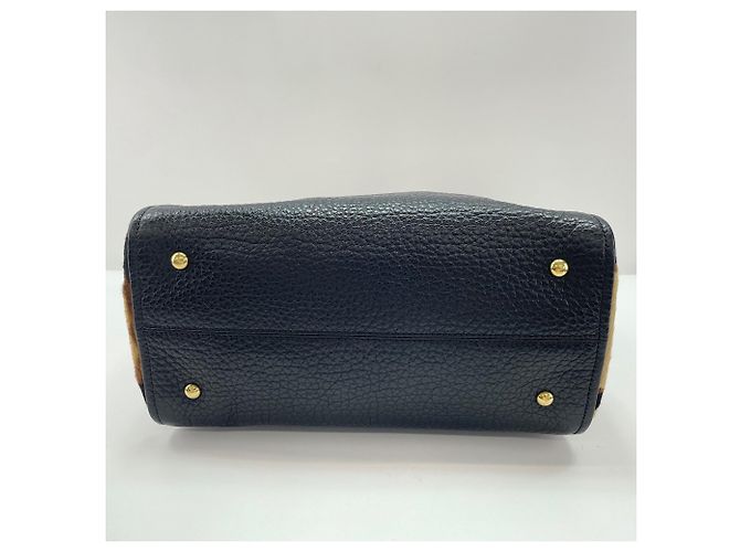 Fendi Chameleon Schultertasche/Handtasche Schwarz - Ansicht 5