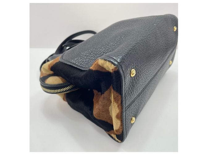 Fendi Chameleon Schultertasche/Handtasche Schwarz - Ansicht 6