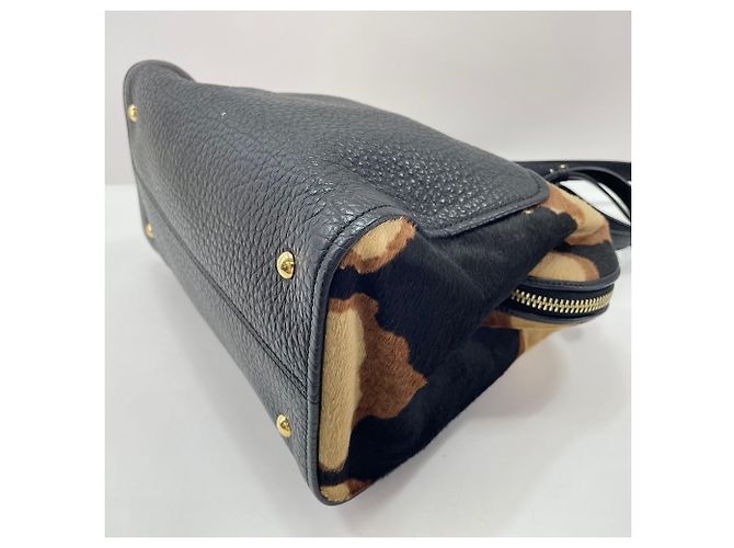 Fendi Chameleon Schultertasche/Handtasche Schwarz - Ansicht 7