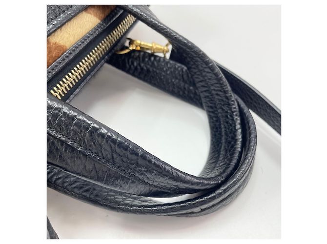 Fendi Chameleon Schultertasche/Handtasche Schwarz - Ansicht 8