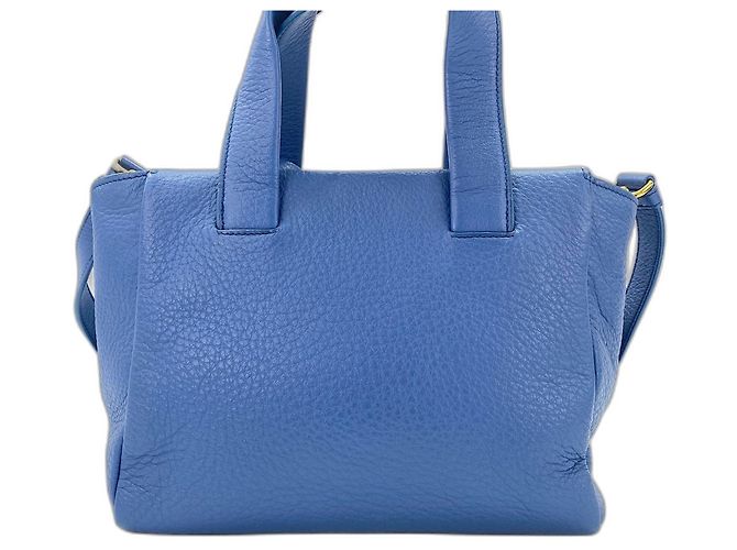 Borsa a tracolla Prada Vitello in blu - vista 2