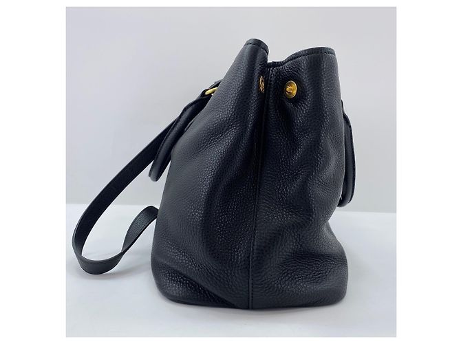 Borsa a mano/Borsa a tracolla Prada Vitello Daino Black Nero - vista 3