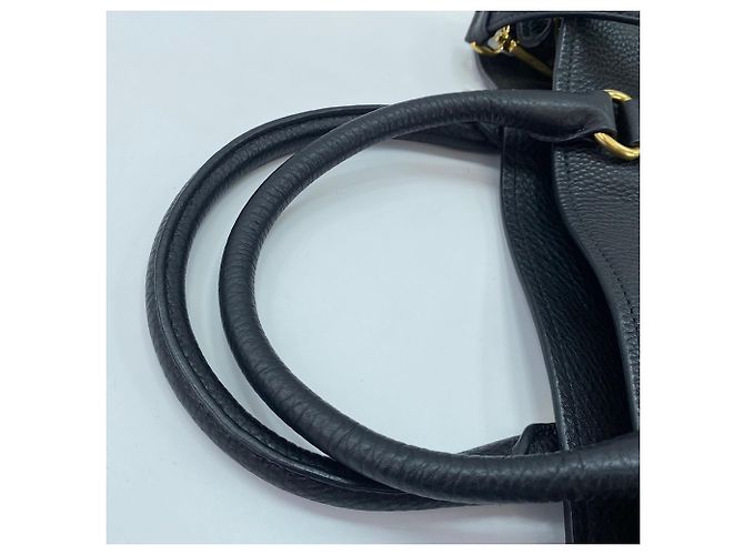 Borsa a mano/Borsa a tracolla Prada Vitello Daino Black Nero - vista 8