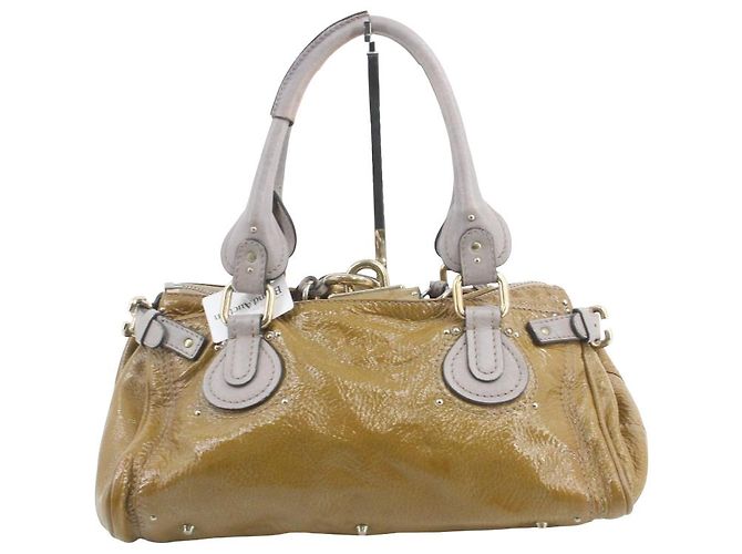 Chloé Chloe Paddington Lock Leather Medium Multicolor - vista 2