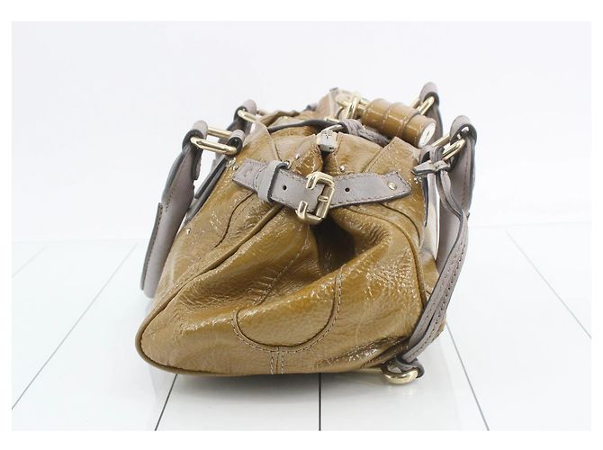 Chloé Chloe Paddington Lock Leather Medium Multicolor - vista 4