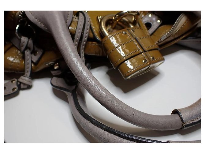 Chloé Chloe Paddington Lock Leather Medium Multicolor - vista 7
