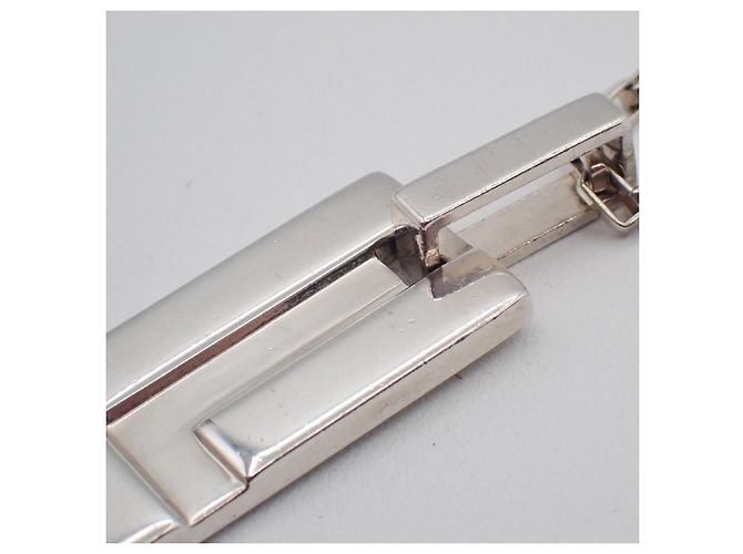 Gucci Logo Plate Sterling Silver Silvery - view 4
