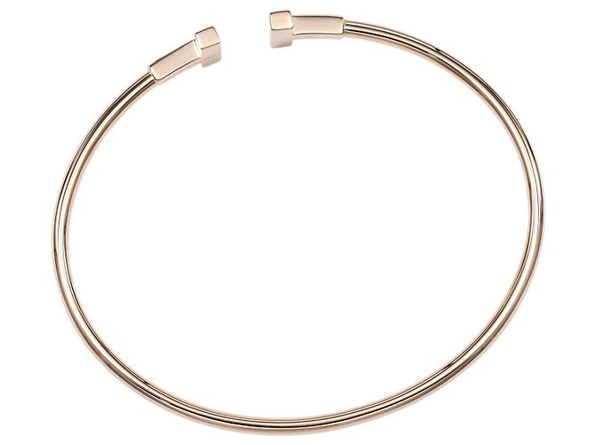 Tiffany & Co. T Wire Oro Rosa 18K con Diamanti D'oro - vista 3