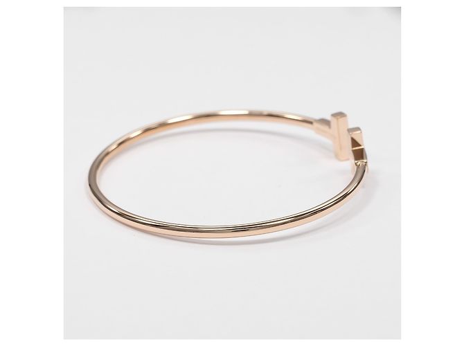 Tiffany & Co. T Wire Oro Rosa 18K con Diamanti D'oro - vista 5