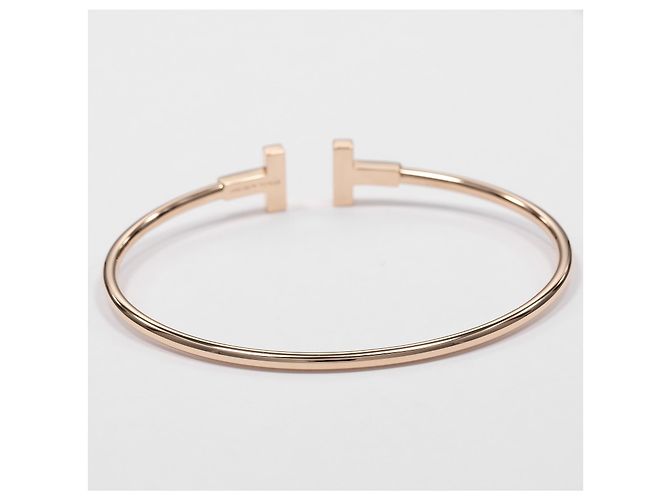 Tiffany & Co. T Wire Oro Rosa 18K con Diamanti D'oro - vista 7