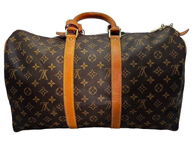 Louis Vuitton Keepall Monogram Canvas 45 Marrone - vista 2