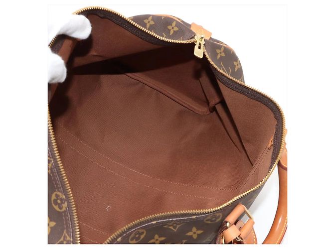 Louis Vuitton Keepall Monogram Canvas 45 Marrone - vista 7