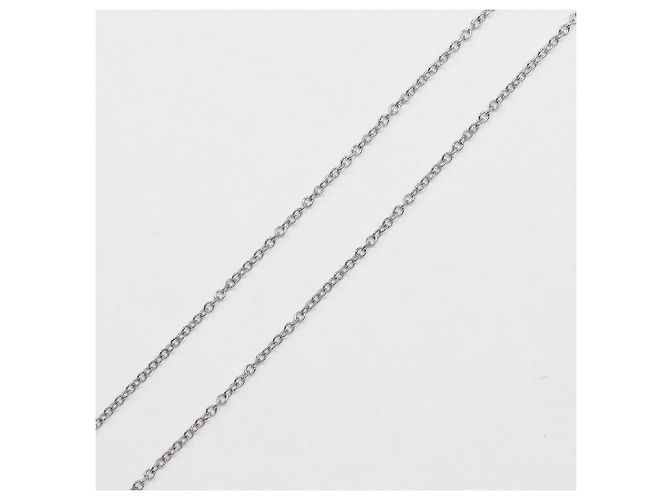 Pendente Tiffany & Co. Metro Heart in oro bianco 18K e diamanti Mini Argento - vista 6