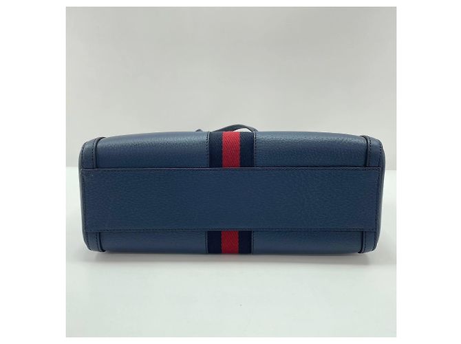 Borsa Boston Gucci Ophidia in Navy Blu navy - vista 5