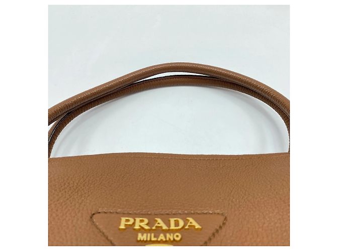 Bolso Tote Prada Marrón Castaño - vista 9