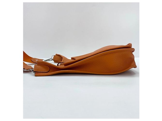 Hermès Borsa a tracolla Hermes Evelyne 3PM Arancione - vista 3