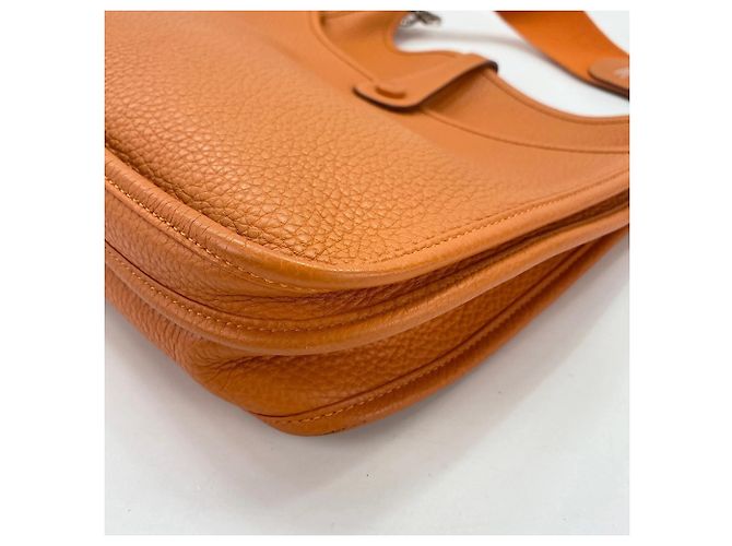 Hermès Borsa a tracolla Hermes Evelyne 3PM Arancione - vista 5