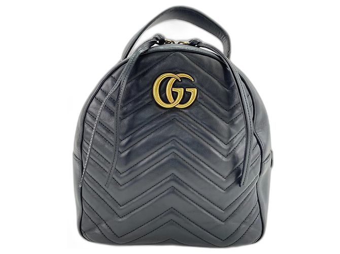 Zaino Gucci GG Marmont Nero - vista 2