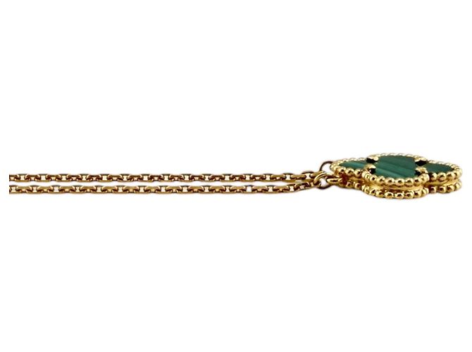 Collana Vintage Alhambra Van Cleef & Arpels in oro giallo 18K - vista 4